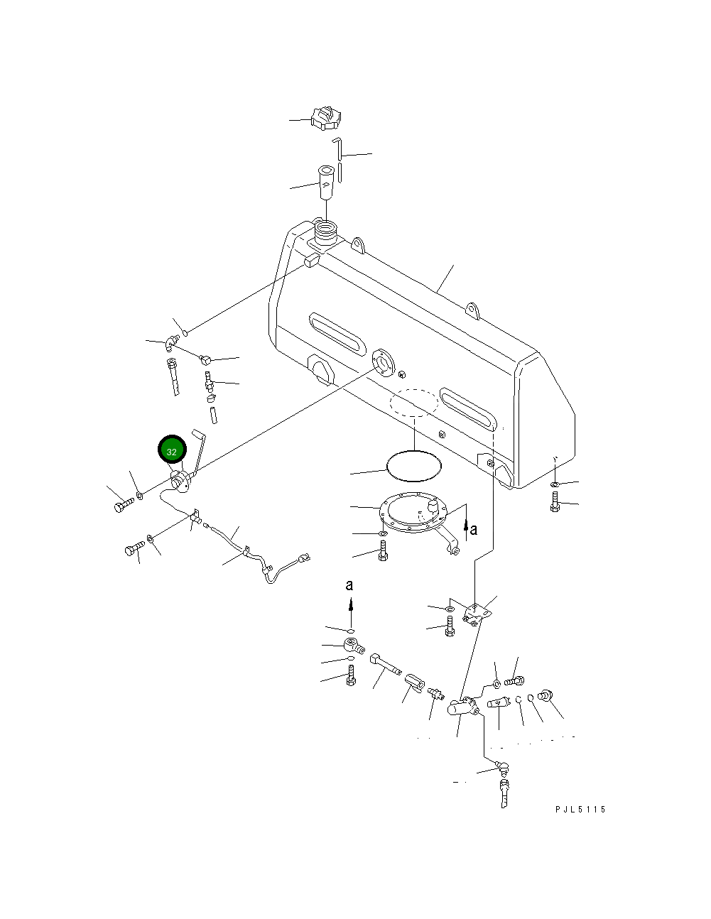 Датчик 21T-06-25670 Komatsu