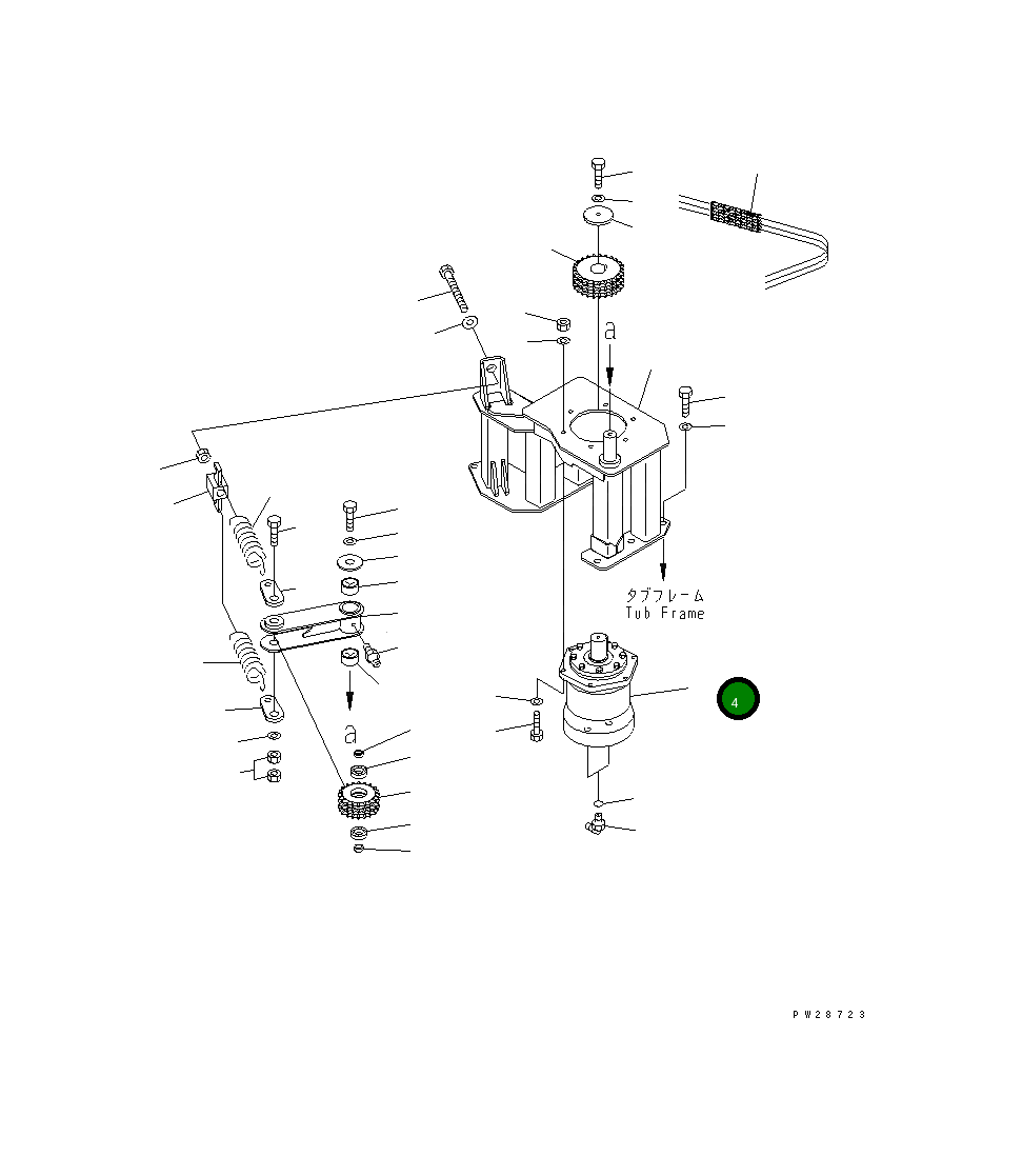 Двигатель 8287-70-3191 Komatsu