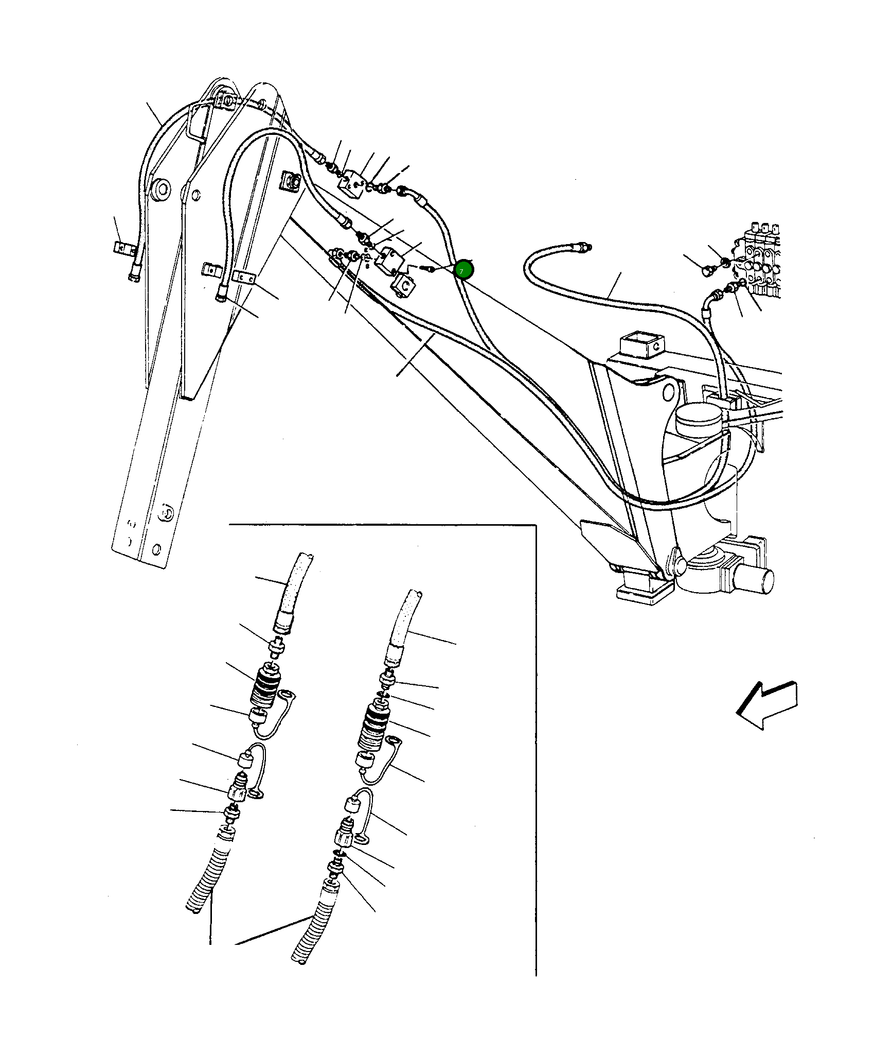 Блок UE7002001 Komatsu