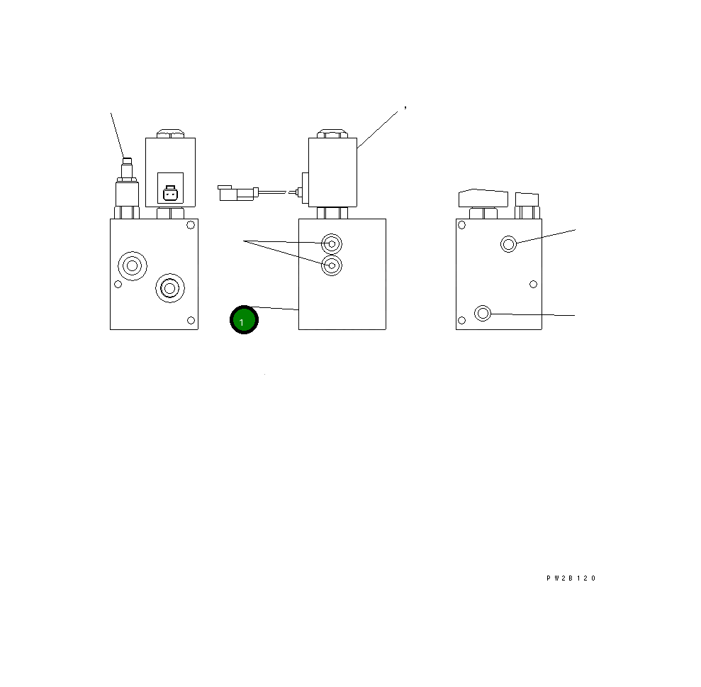 Блок 23B-22-32610 Komatsu