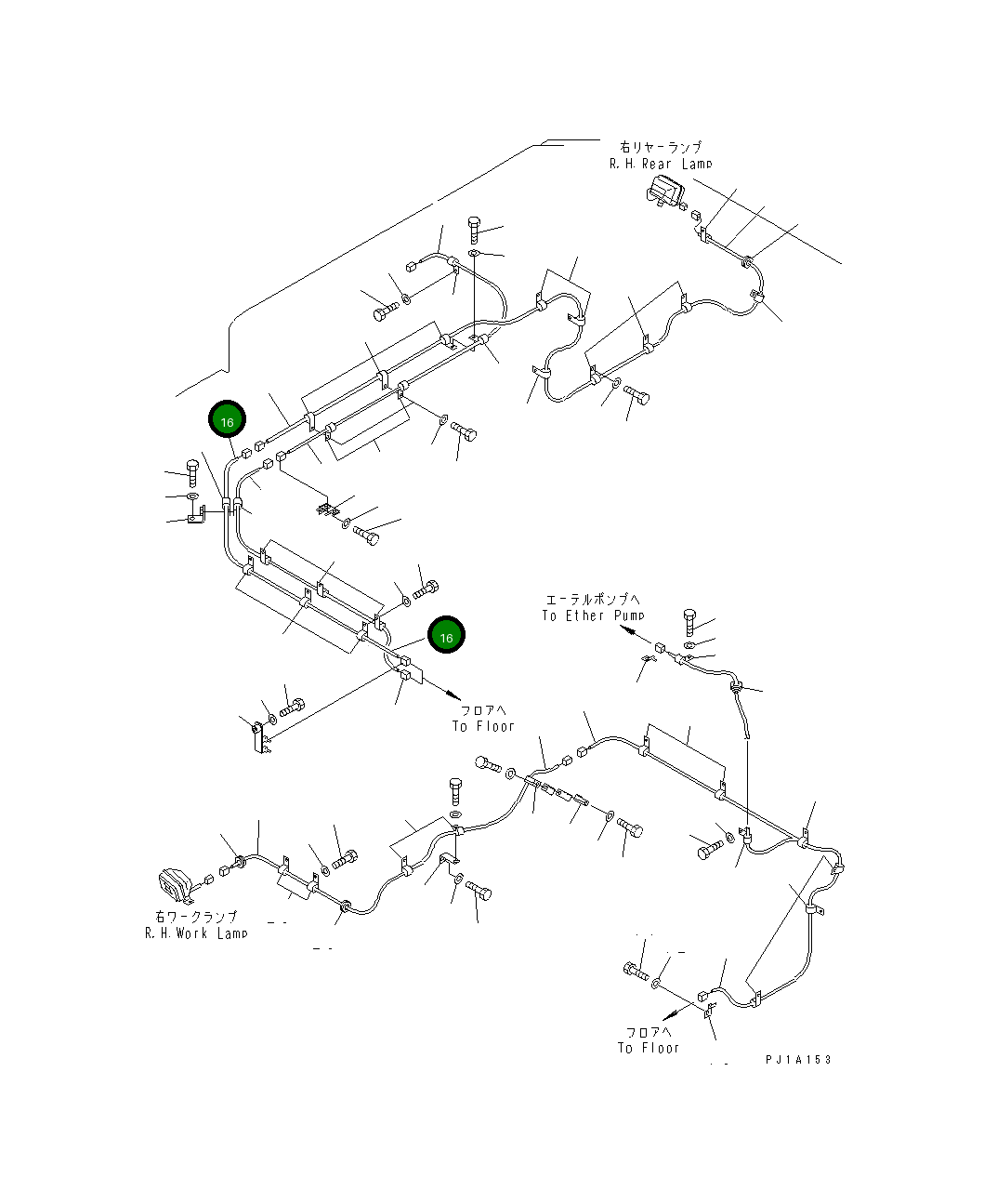Жгут проводов 19M-06-31330 Komatsu