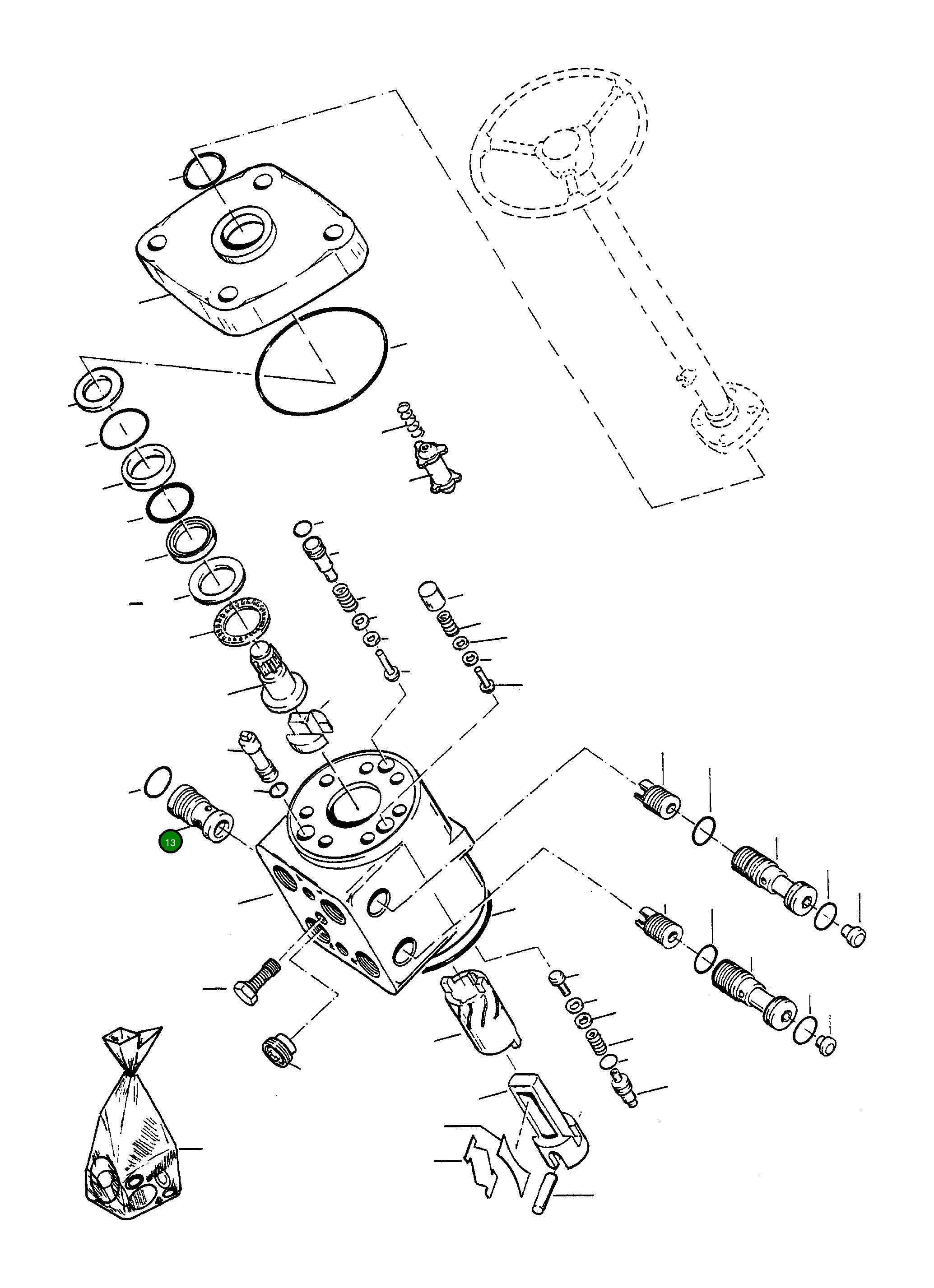 Вставка 3230119M91 Komatsu