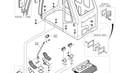 Зеркало 9903-9001 Komatsu