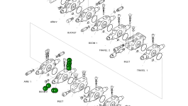 Блок в сборе – стрела 2 4-01-966 Komatsu