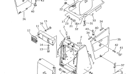 Капот 104-Y16-4140 Komatsu