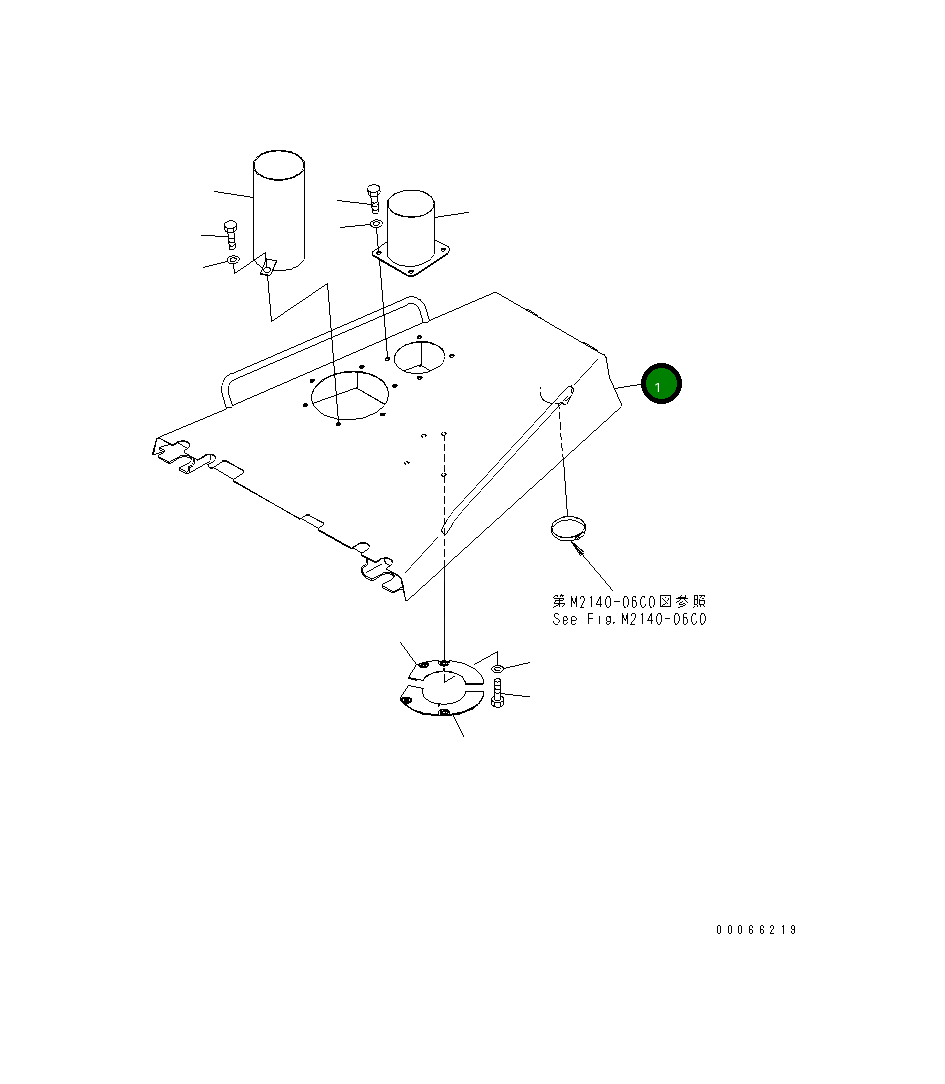 Капот 154-54-79290 Komatsu