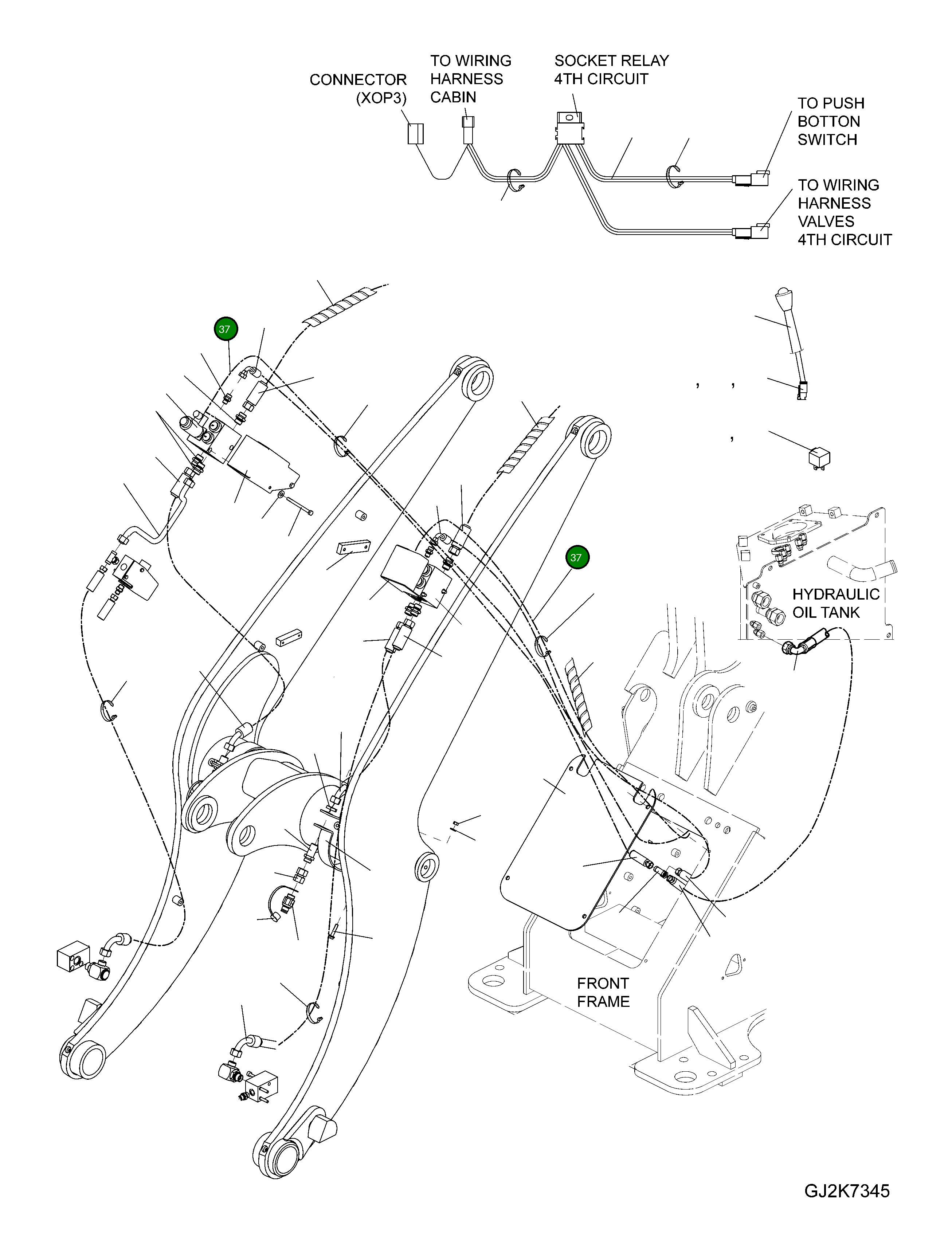 Жгут проводов 42W-06-22230 Komatsu
