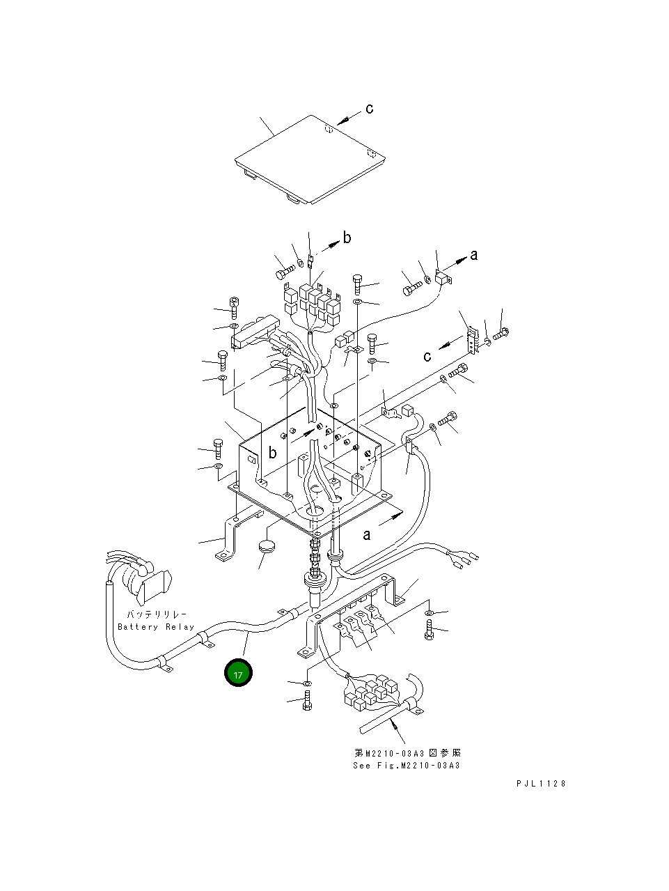 Жгут проводов 198-06-55190 Komatsu