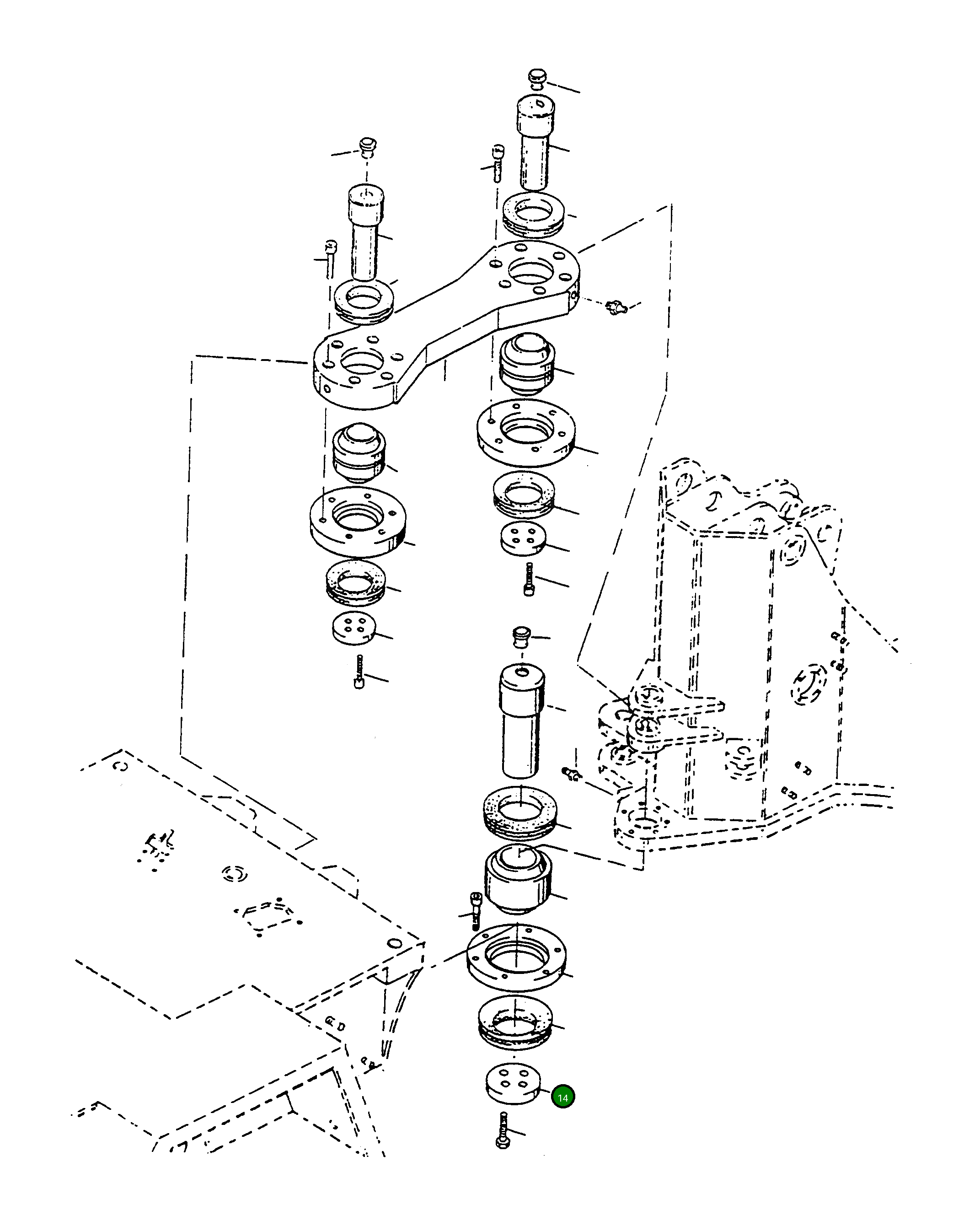 Диск 4240768M1 Komatsu