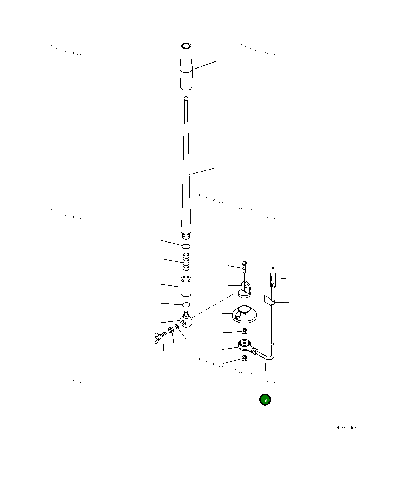 Кабель RFU419B418F Komatsu