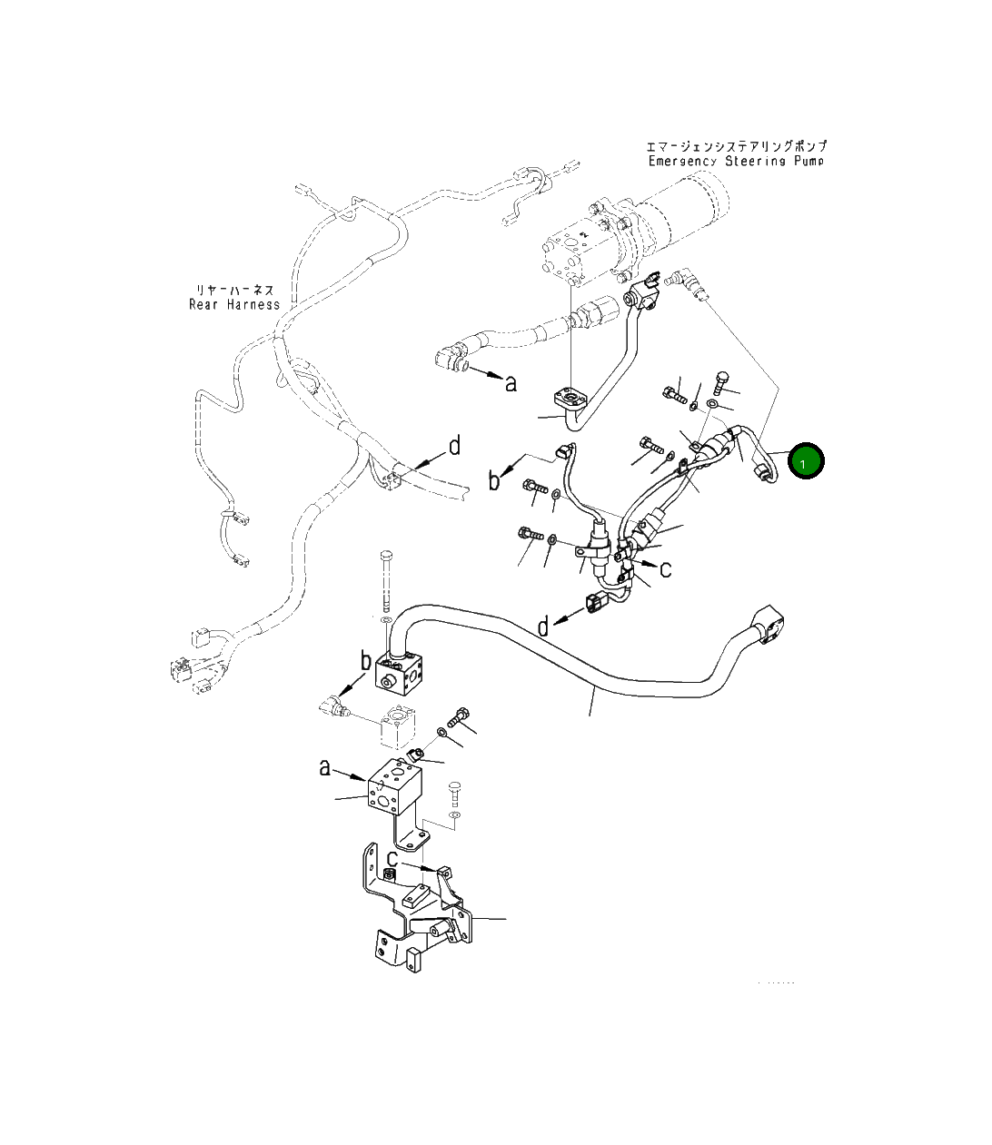 Жгут проводов 421-06-52390 Komatsu