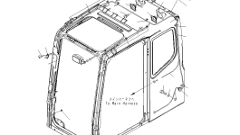 Жгут проводов 207-06-75850 Komatsu