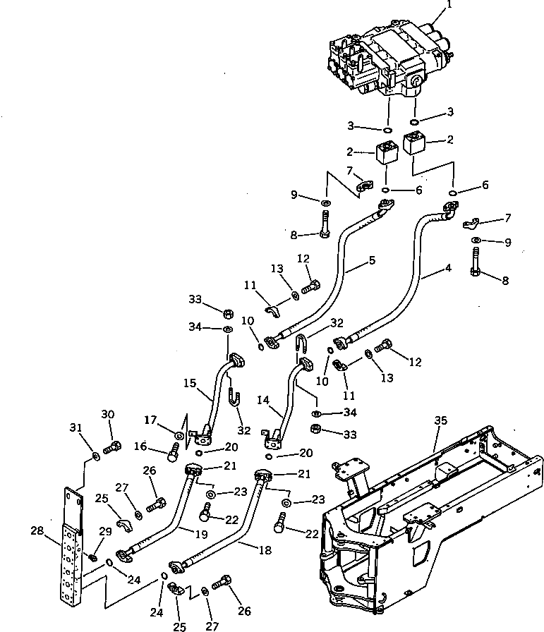 Трубка 419-877-1411 Komatsu