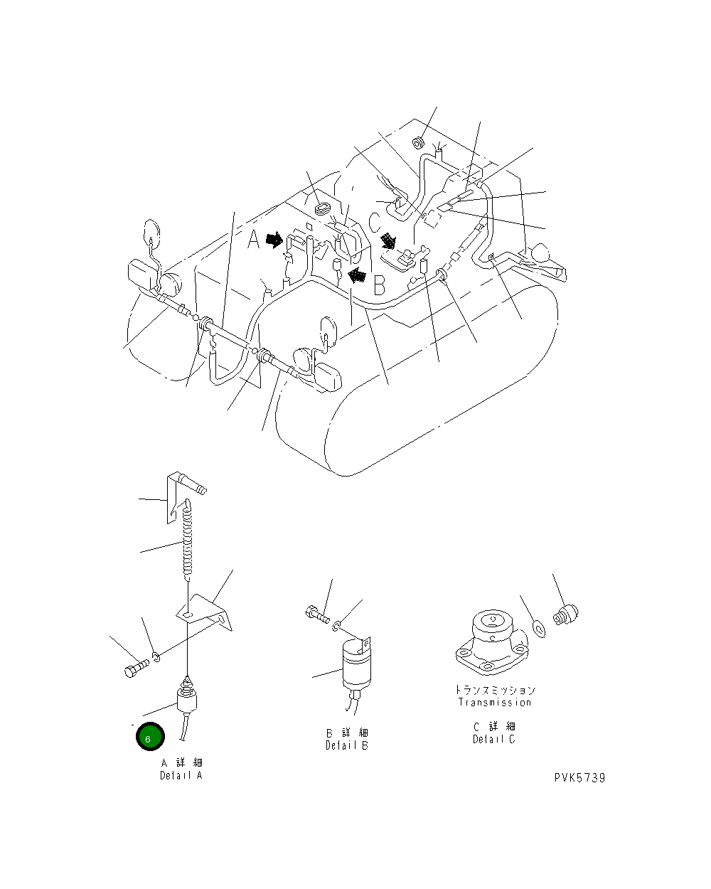 Выключатель 08072-00000 Komatsu