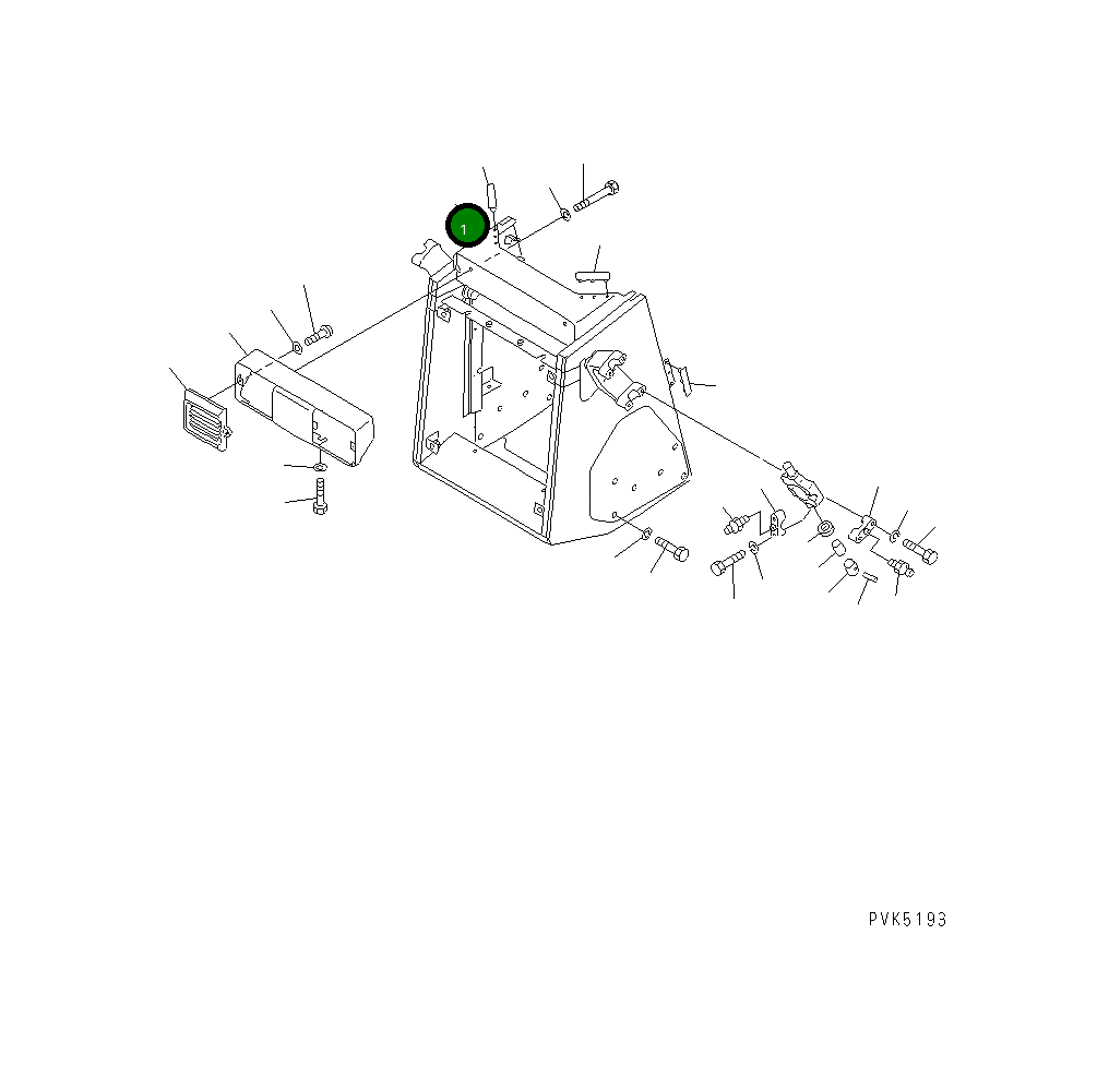 Защитный кожух 10G-54-51120 Komatsu
