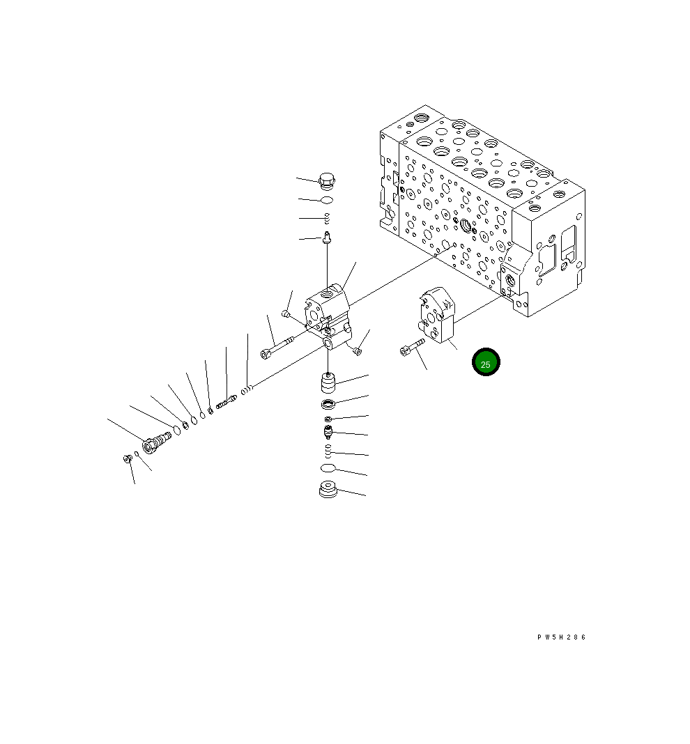 Блок 723-46-17570 Komatsu