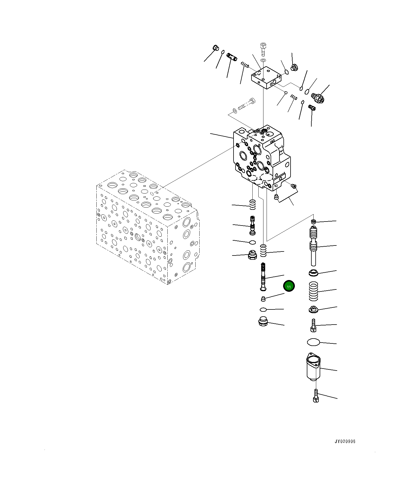 Золотник 723-40-71362 Komatsu