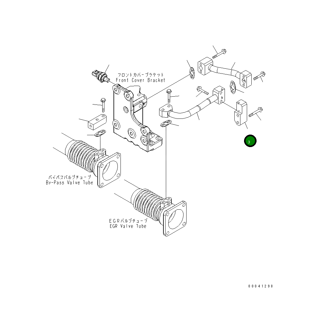 Блок 6261-11-7130 Komatsu