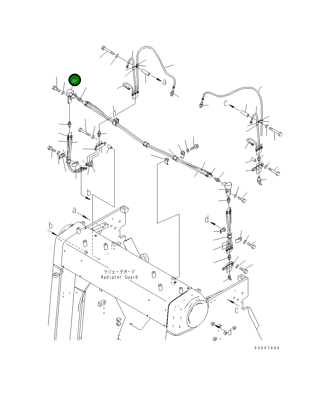 Блок 198-68-11580 Komatsu