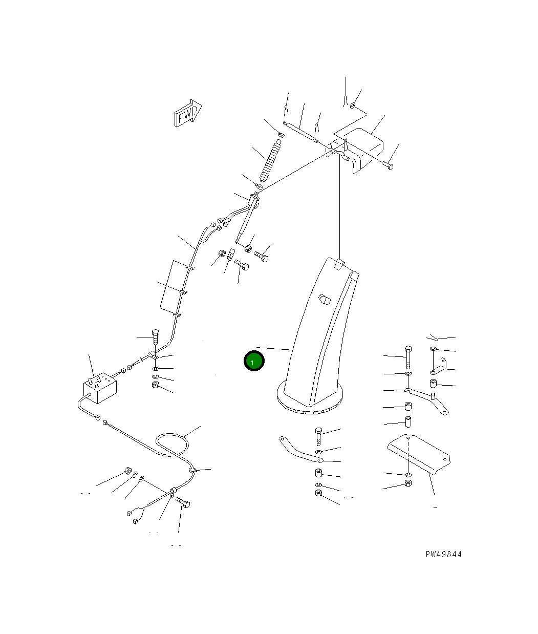 Жёлоб TA53512100 Komatsu