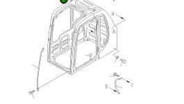 Кабина 201-54-73100 Komatsu