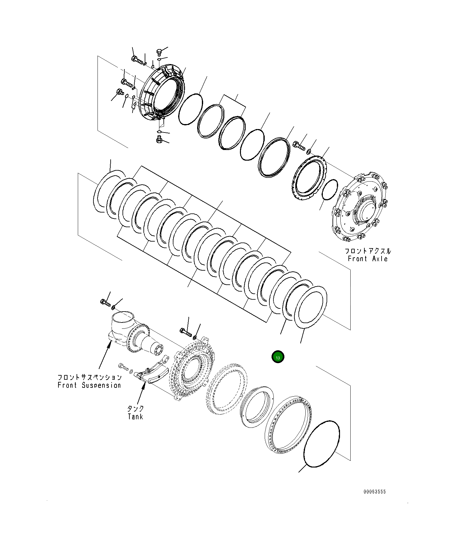 Диск 561-32-71260 Komatsu