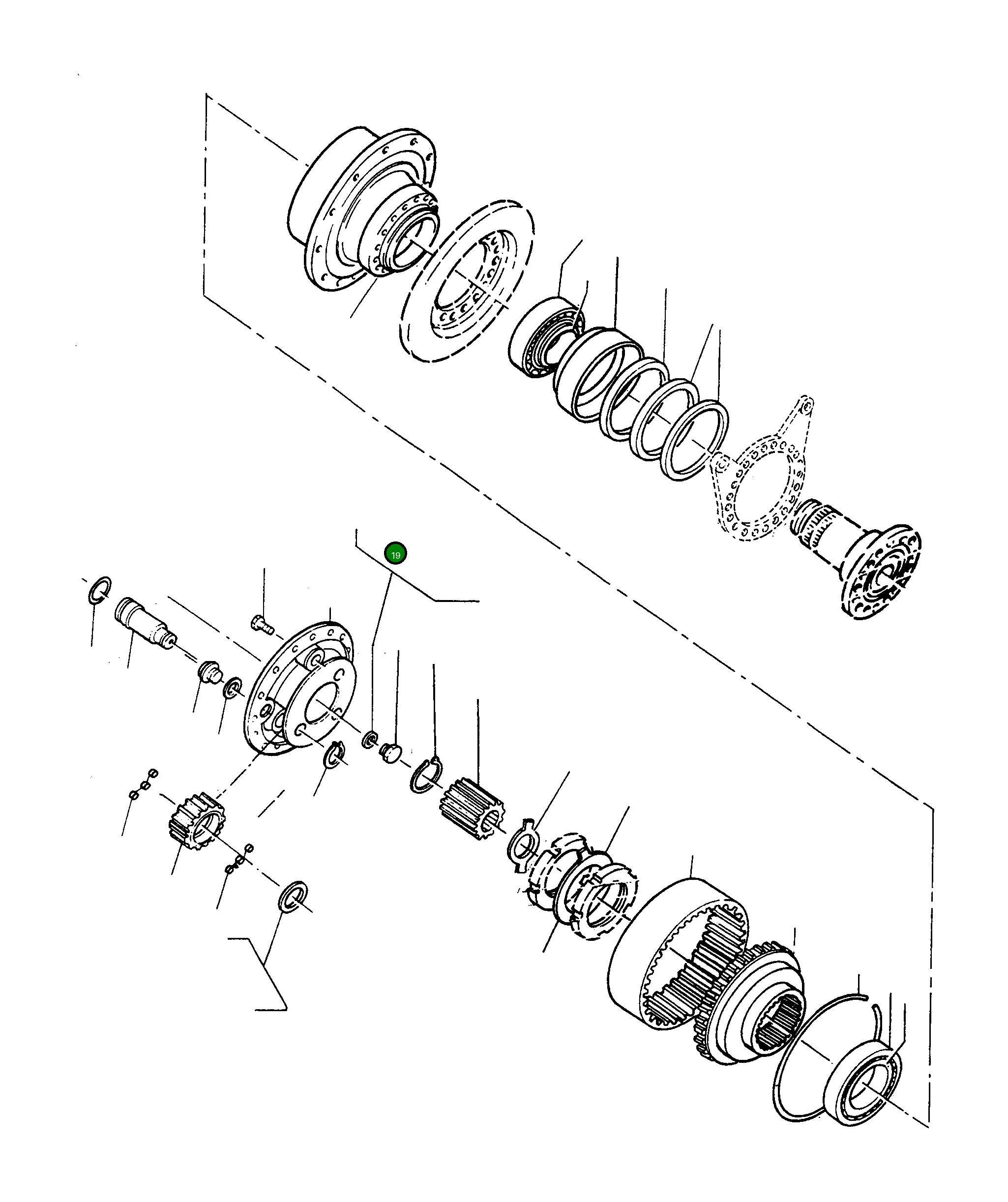 Диск 2943945M1 Komatsu