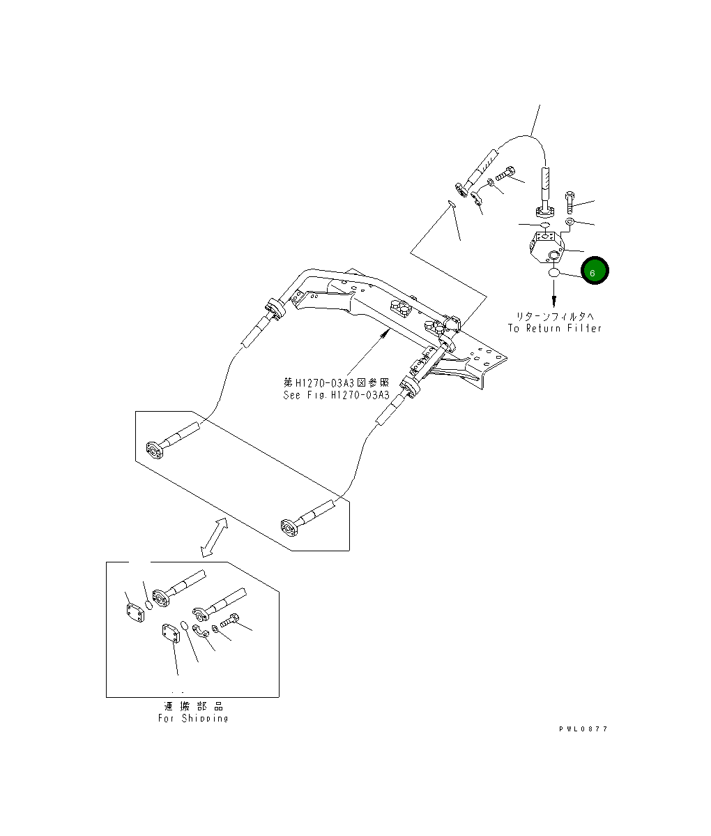 Блок 207-970-6660 Komatsu