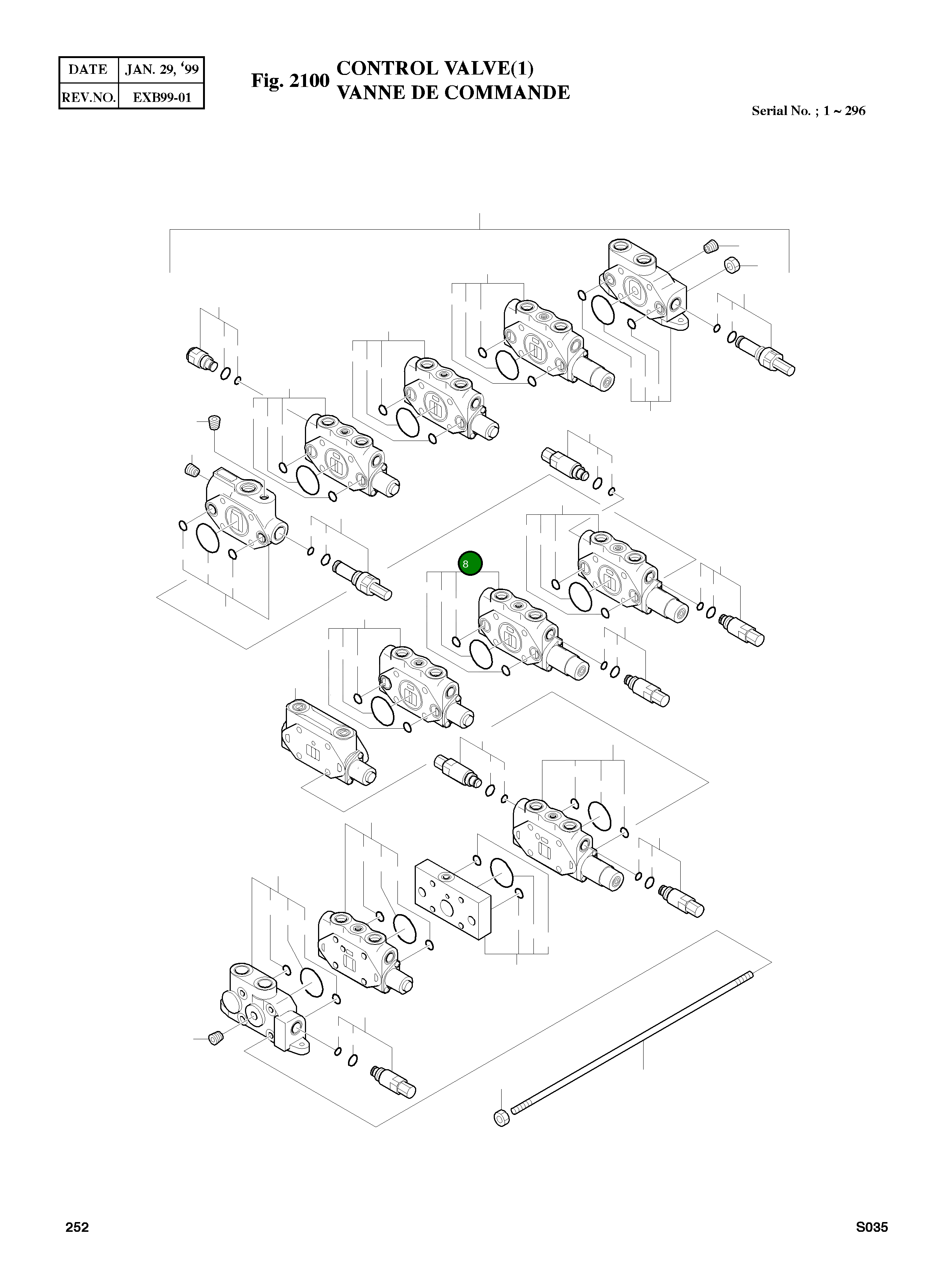 Блок в сборе – ковш 07307-05400 Komatsu