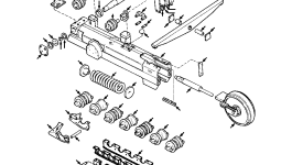 Блок крепления верхнего заднего ленивца 662 996 C1 Komatsu