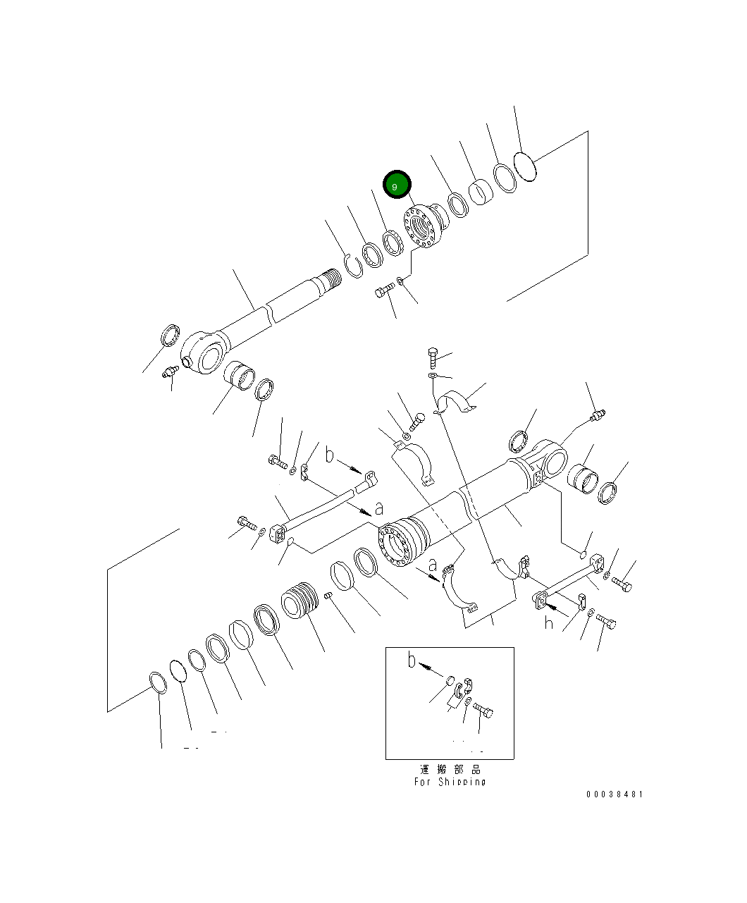 Головка 707-27-15611 Komatsu