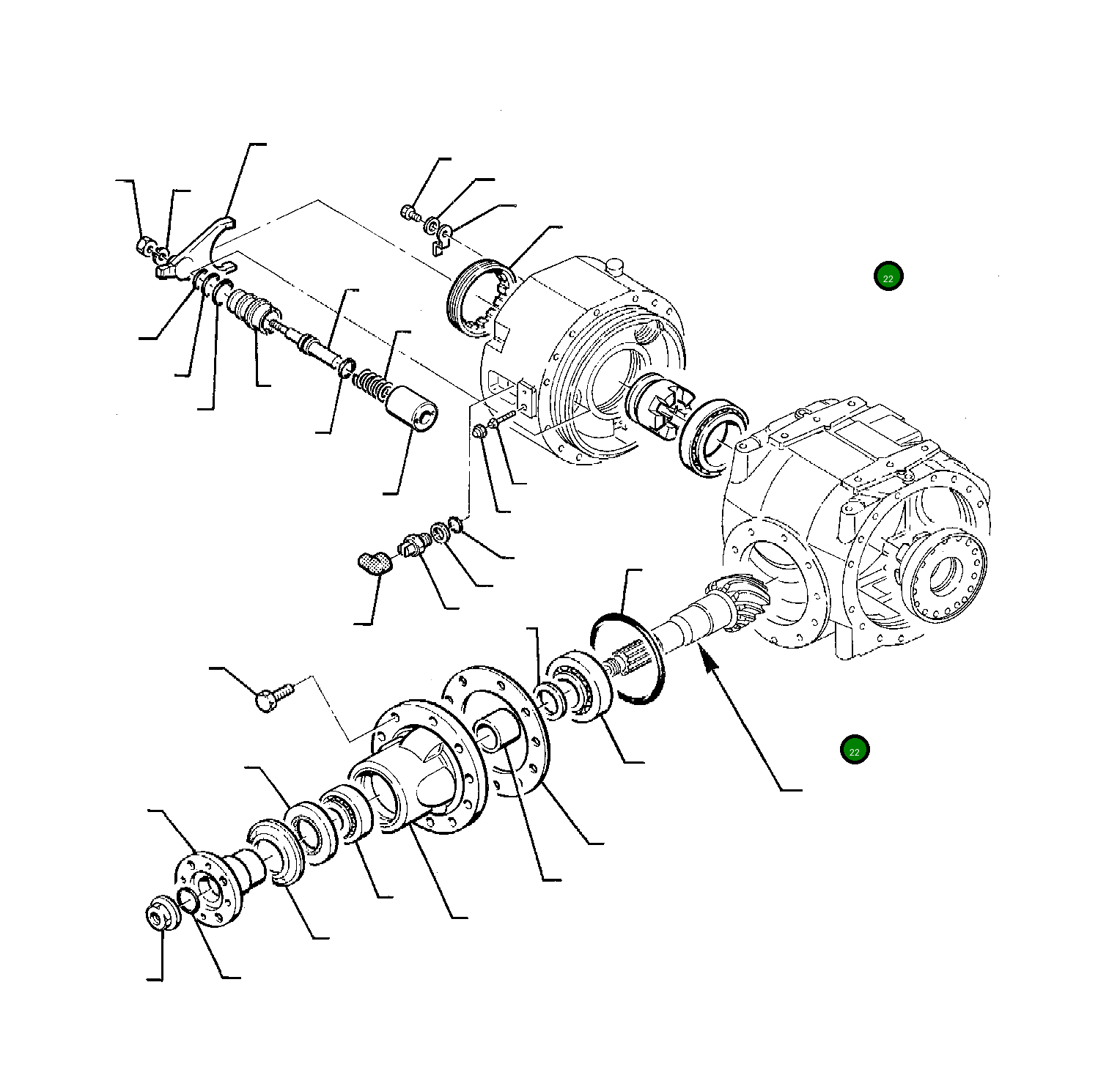 Глушитель HU1764191 Komatsu