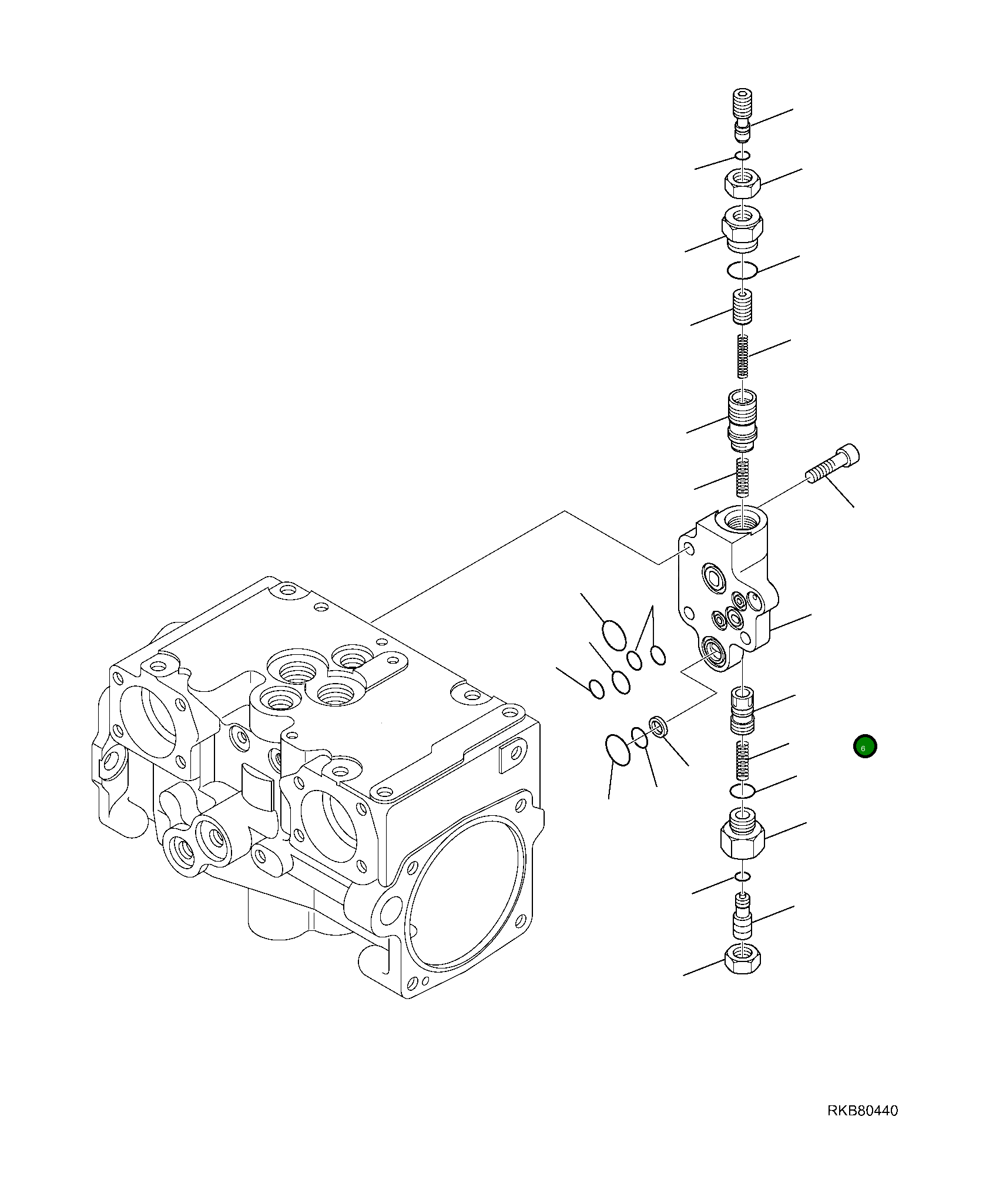 Блок  720-2T-16013 Komatsu