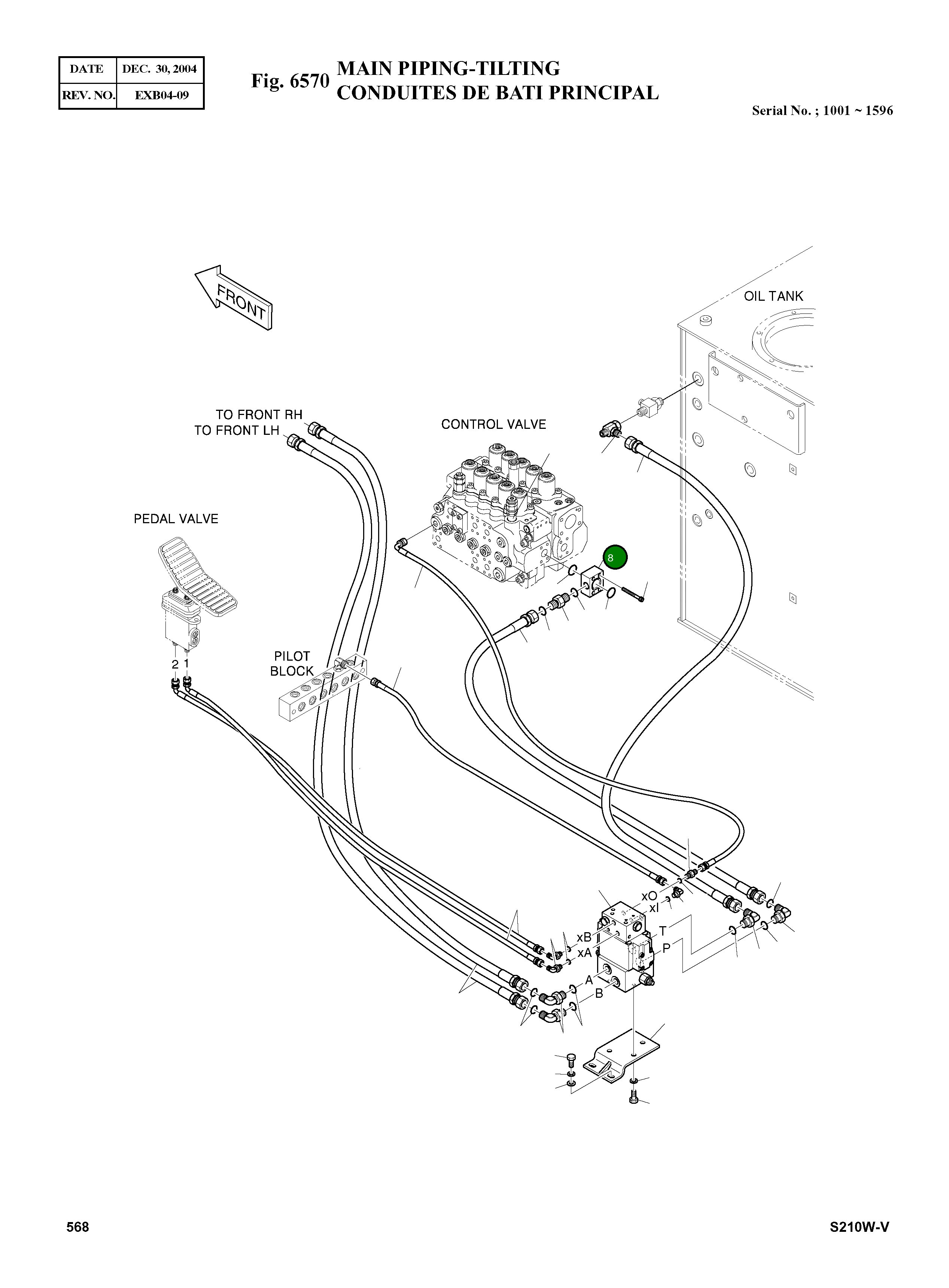 Блок 423-00156A Komatsu