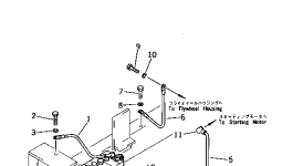 Кабель TEN0088-03035 Komatsu