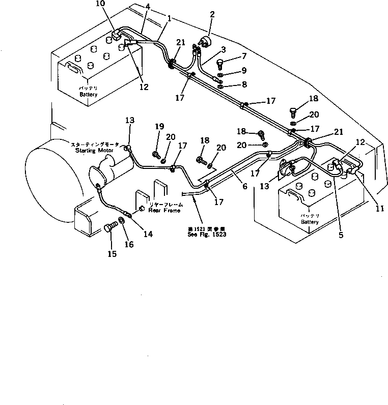 Провод 421-06-12730 Komatsu