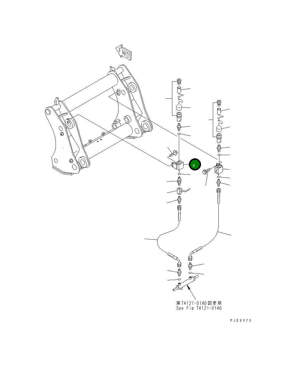 Блок, левый 417-879-2650 Komatsu