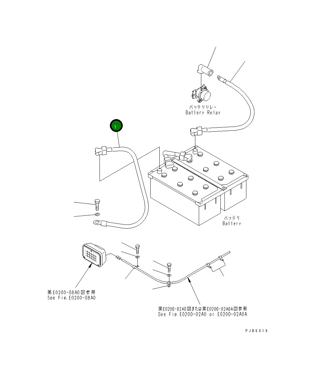 Кабель 209-06-78550 Komatsu
