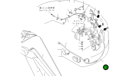 Жгут проводов YM172987-16510 Komatsu