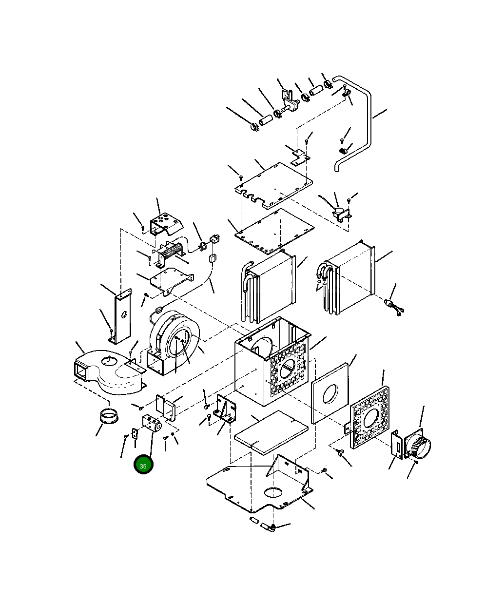 Блок проставочный 20Y-979-A810 Komatsu
