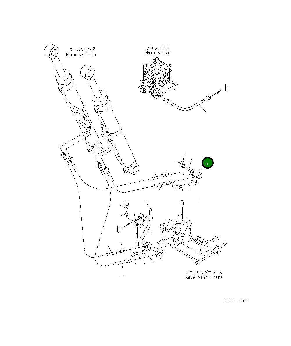 Блок 22B-62-17410 Komatsu