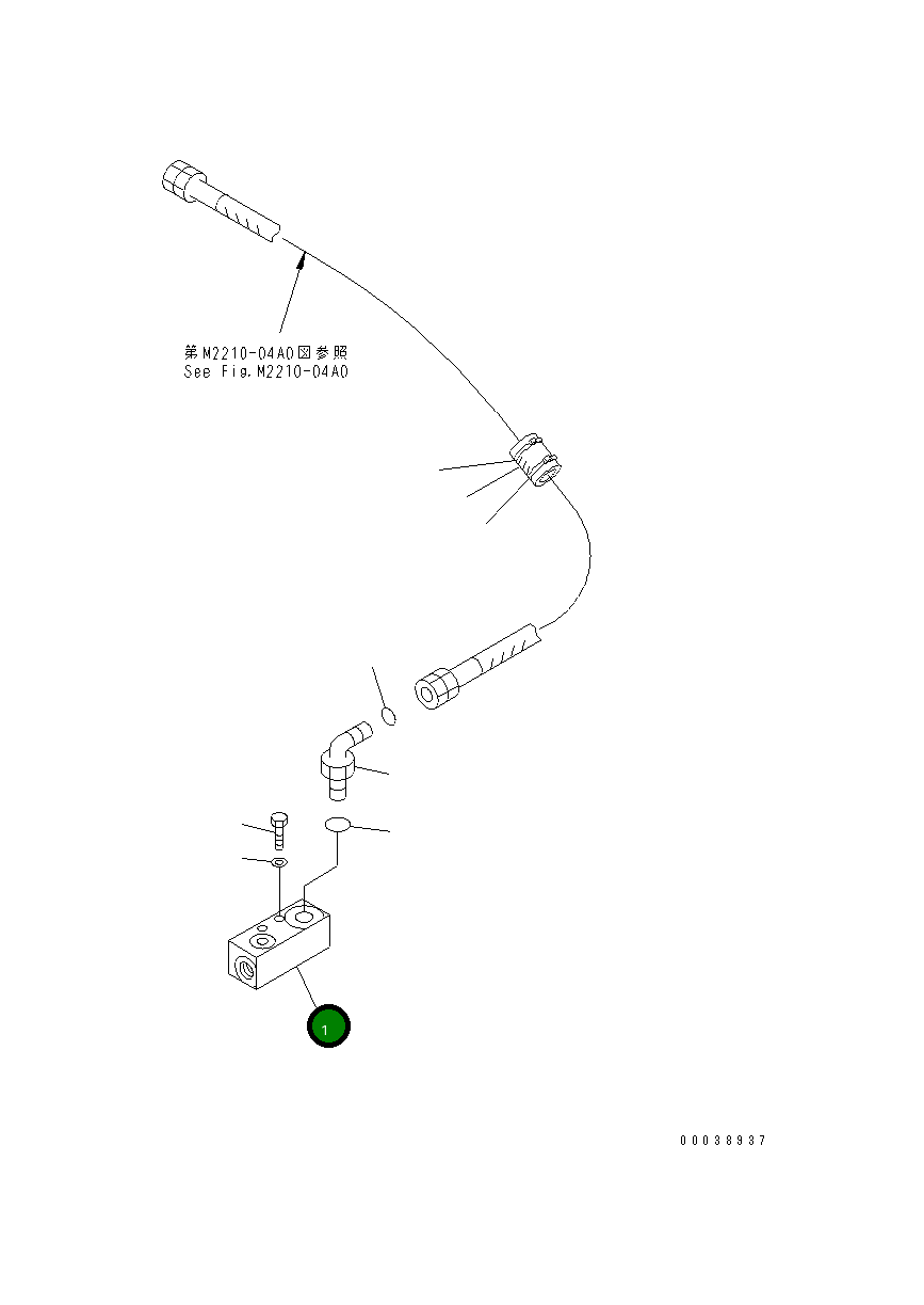Блок 14X-62-31321 Komatsu