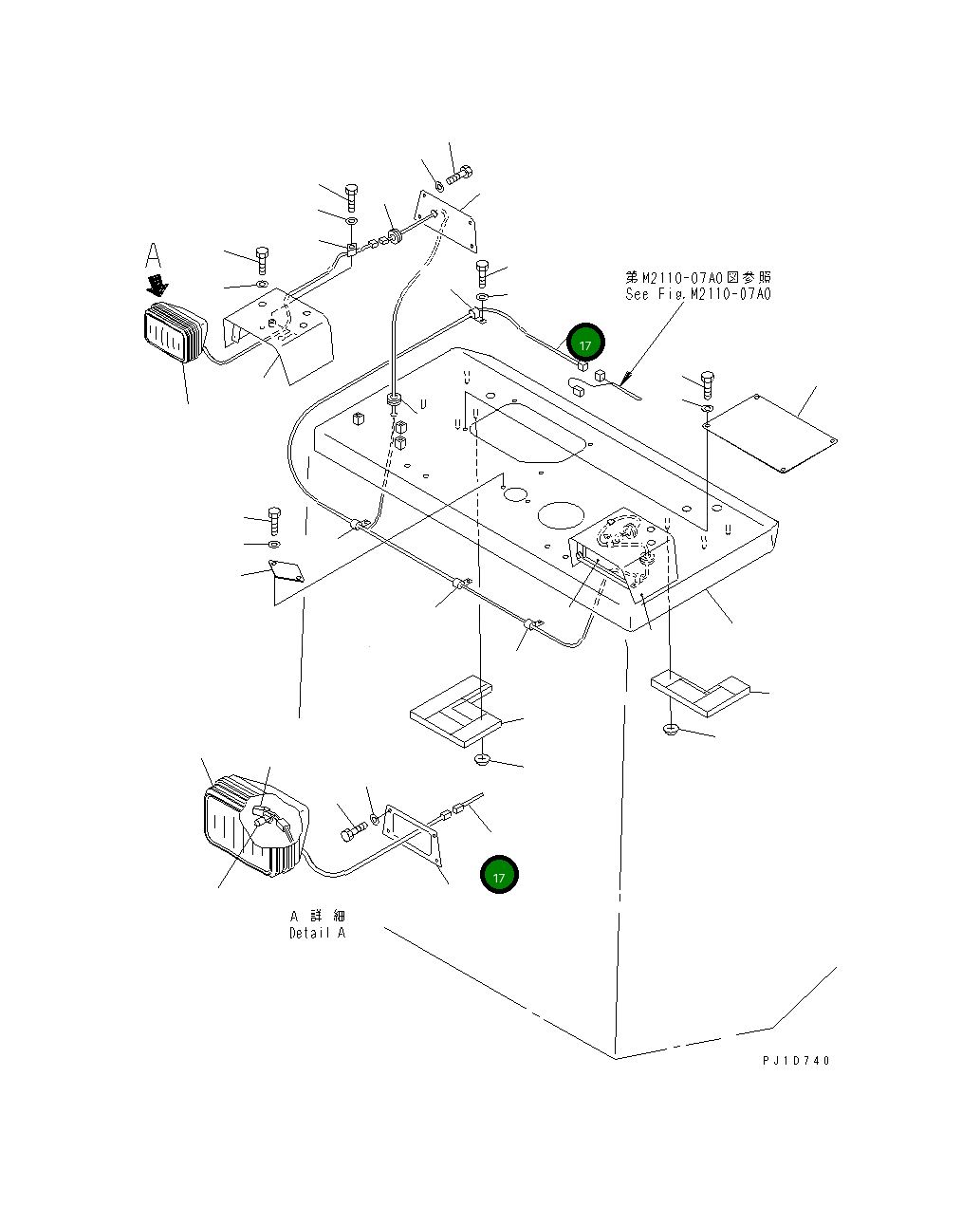 Жгут проводов 195-06-46471 Komatsu