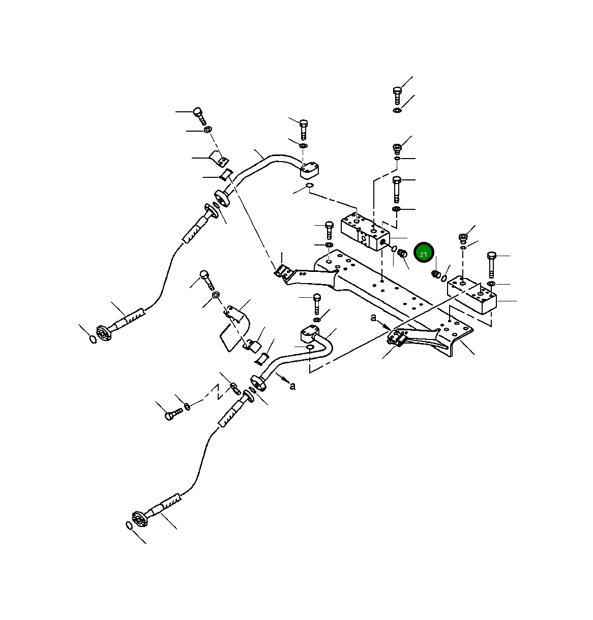 Блок 207-970-6810 Komatsu