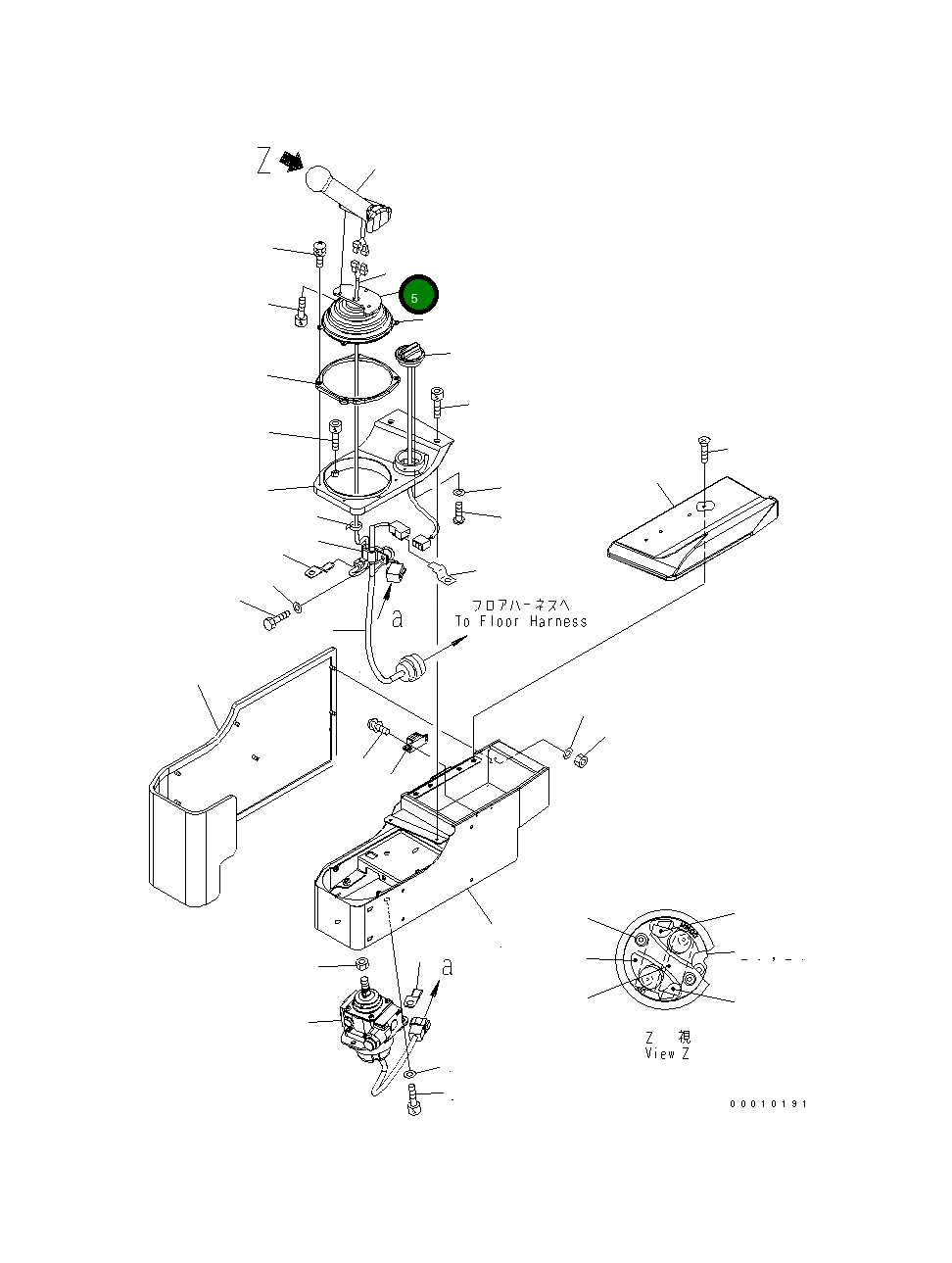 Жгут проводов 154-43-73550 Komatsu