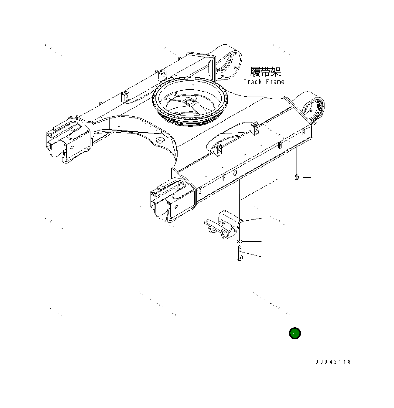 Защитный кожух 208-30-61190 Komatsu