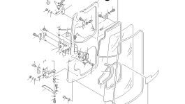 Дверь YM172176-68900 Komatsu