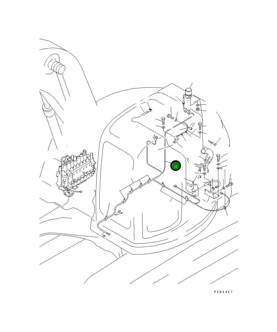 Жгут проводов 22U-06-11541 Komatsu