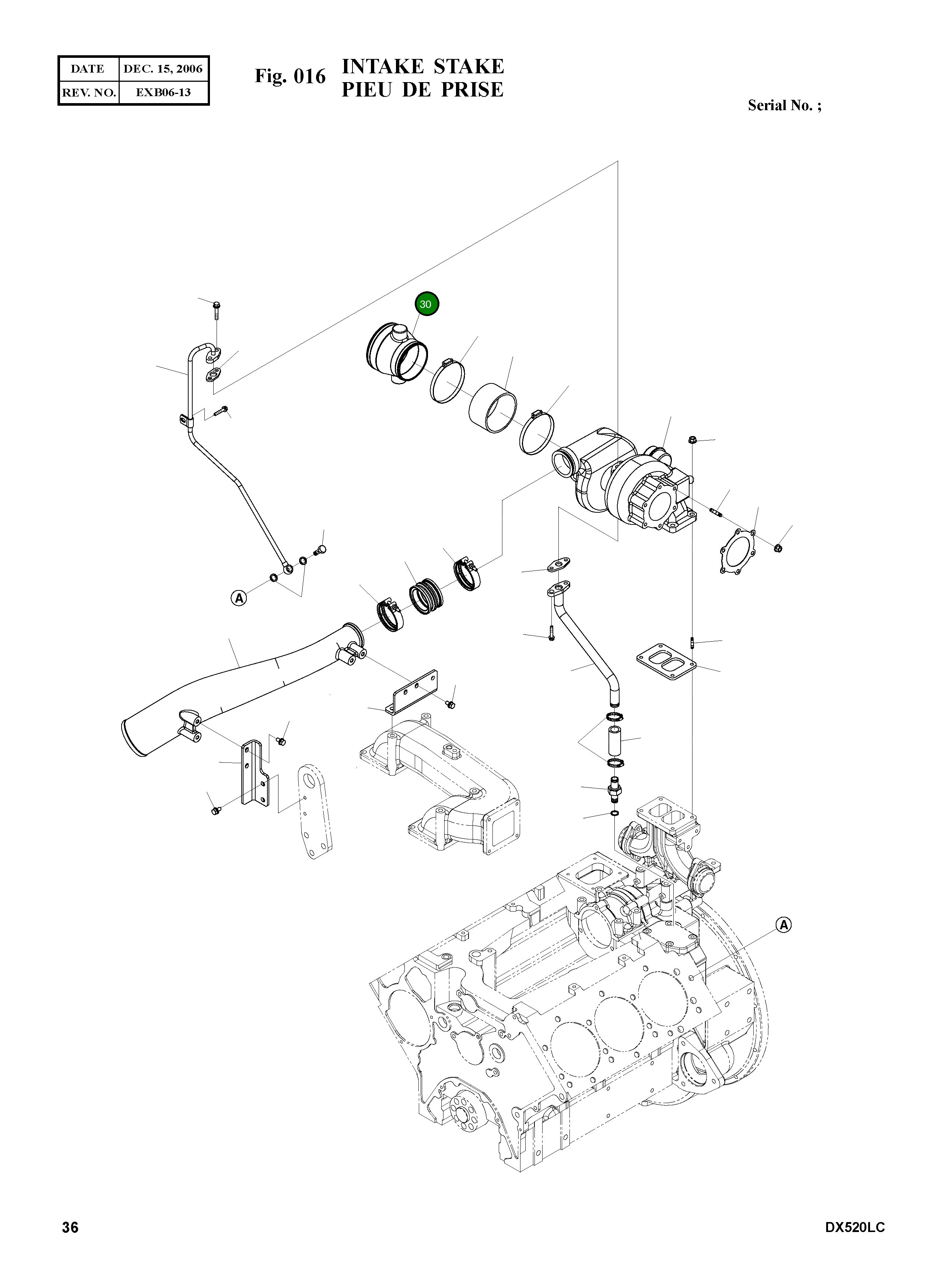 Вход 65.09411-0156 Komatsu