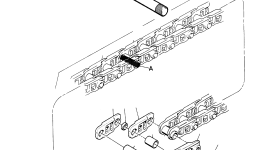 Звено гусеницы 692 427 Komatsu